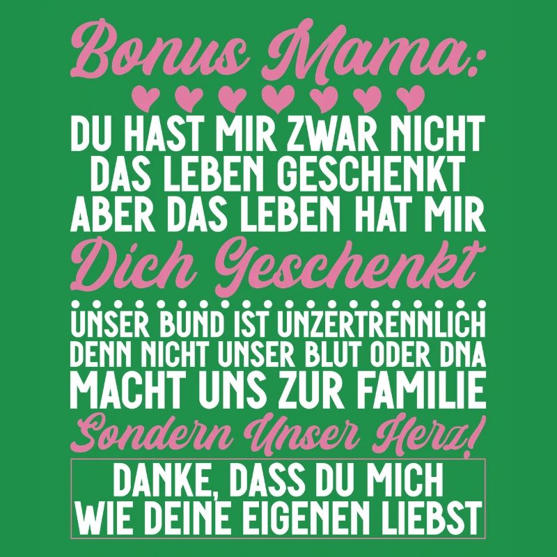Bonus Mama Muttertag Mutterschaft Mama Elternteil
