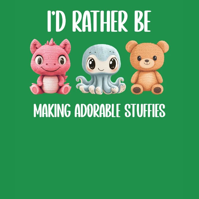 I'd Rather Be Making Adorable Stuffies Knitting