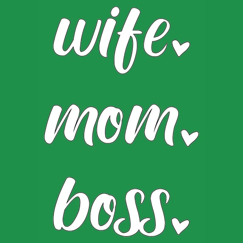 Mama Mutter Muttertag Ehefrau Boss Familie Herz