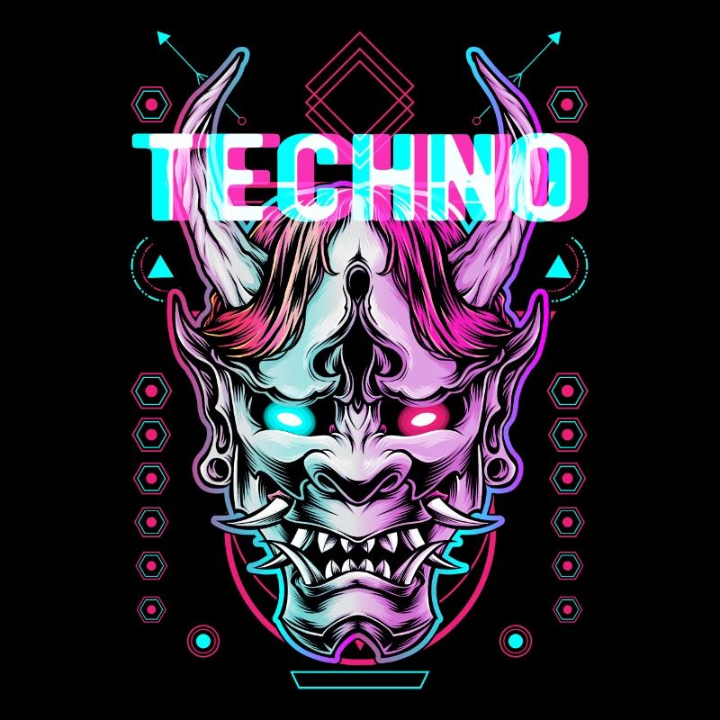 Techno Demon Glitch Electro Bass Music