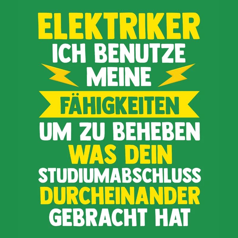 Elektriker Beruf Elektroarbeiter Geschenk