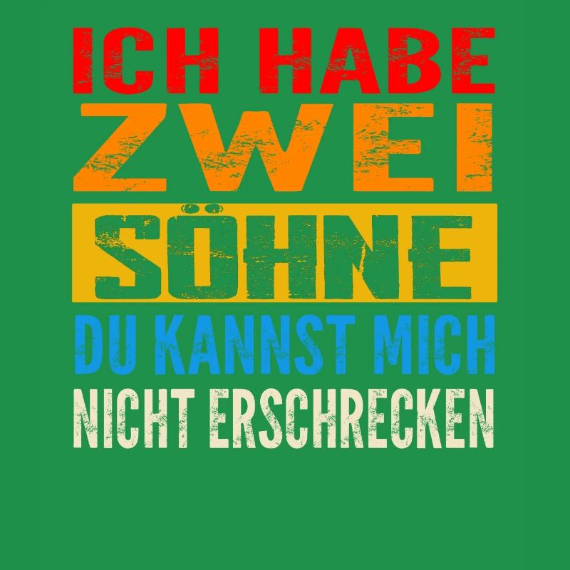 Papa 2 Söhne Söhne Geschenk