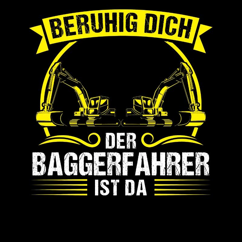 Baggerfahrer Beruf Bagger-Fahrer Geschenk