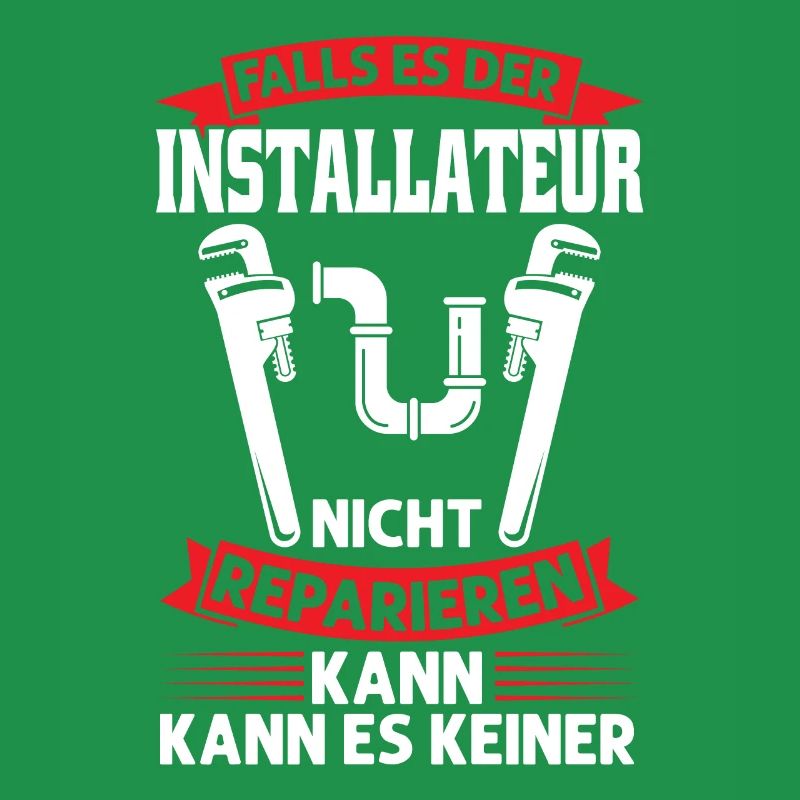 Installateur Beruf Handwerker Geschenk