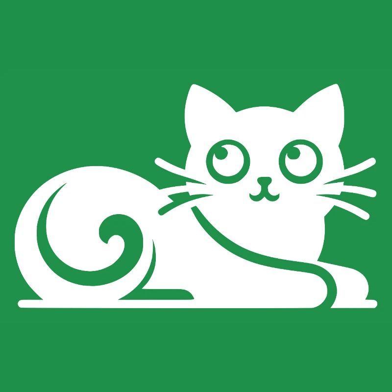 Dessin de chats abstraits mignons