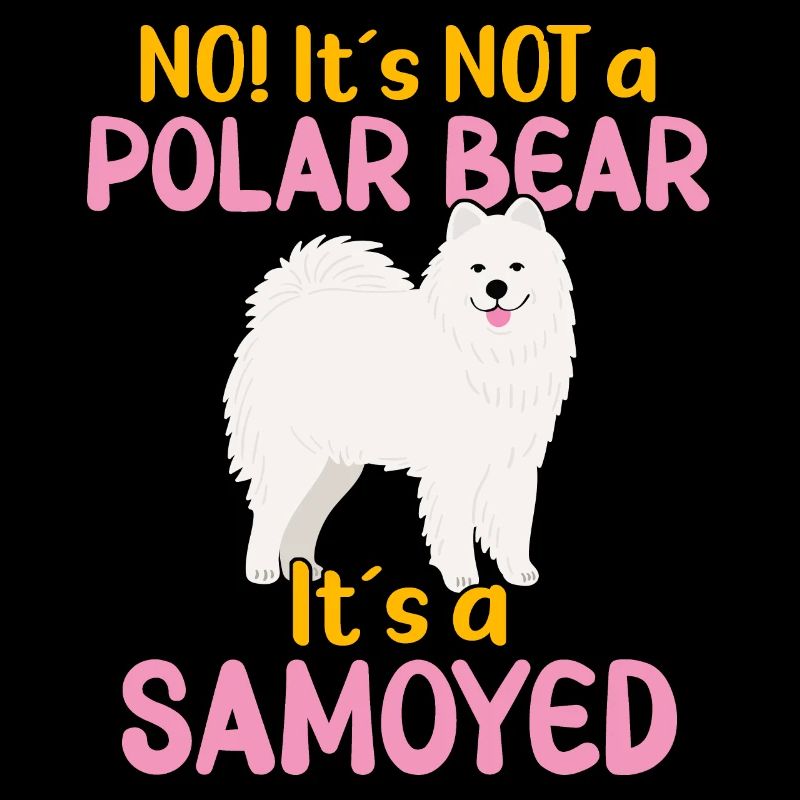 Loc Ce n’est pas un ours polaire - c’est un samoyède