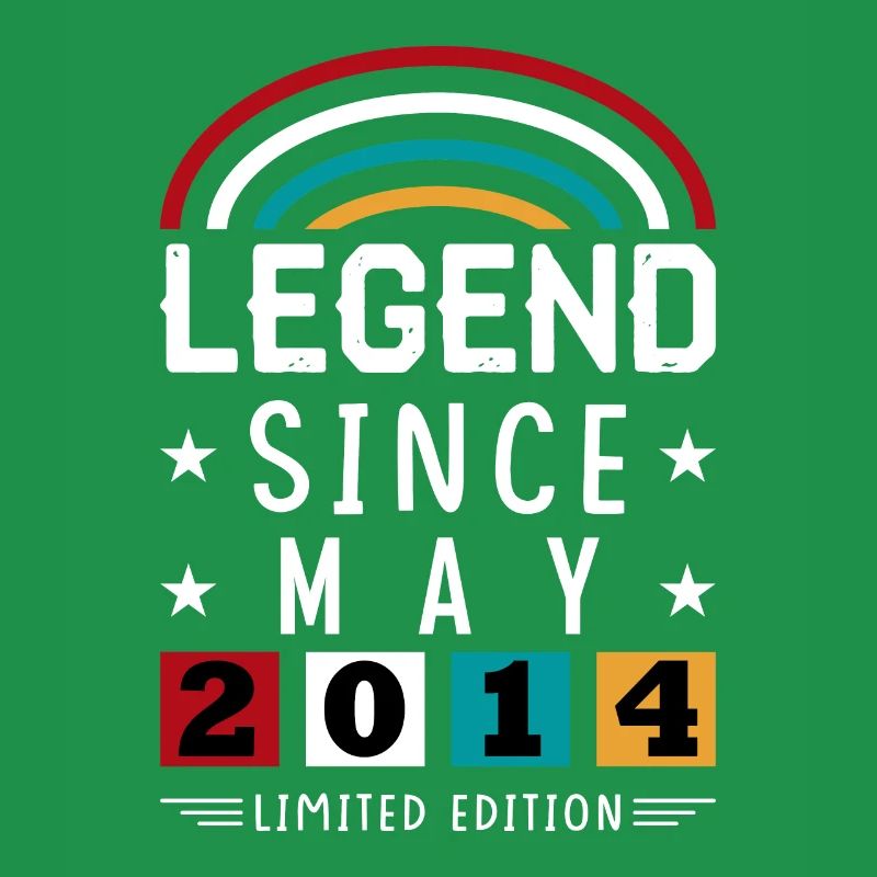 2014 Legend Since Geburtstag Geschenk Mai