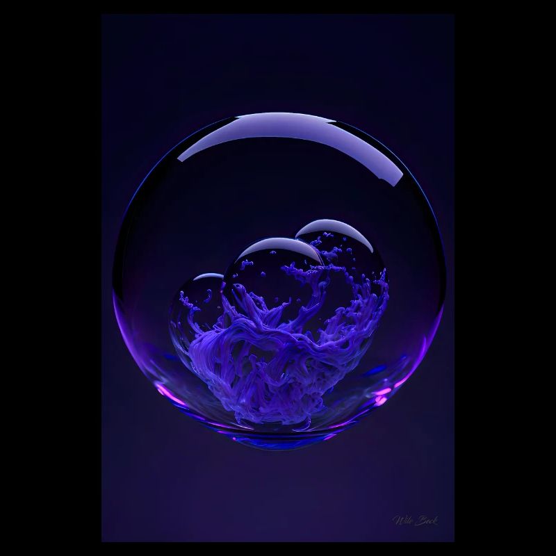 Clouds in a bubble purple3