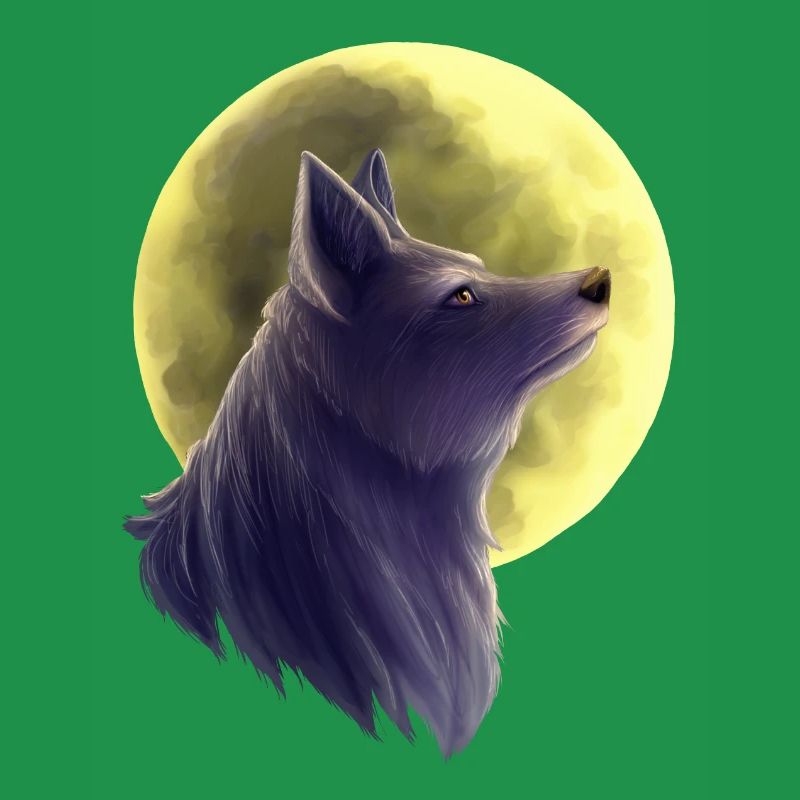 Wolf Gemälde