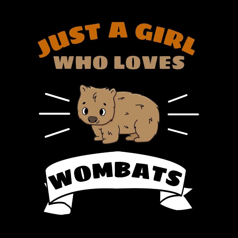 Zoo Tierliebhaber Mädchen Geschenk Süßes Wombat