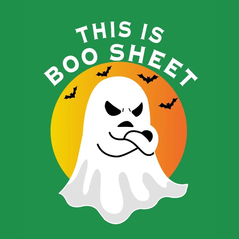 Halloween - Ghost this is boo sheet