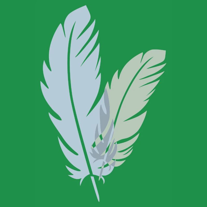 Two feathers