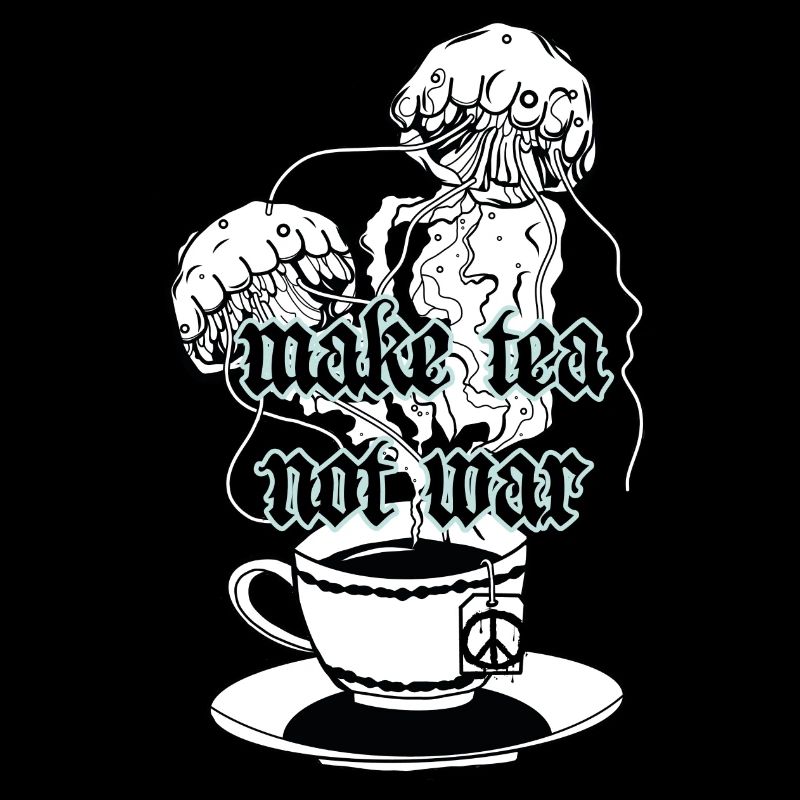 Tee // Krieg // Frieden // Illustration