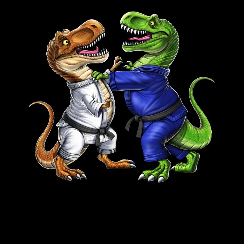 T-Rex Dinosaurier Jiu-Jitsu Ringer