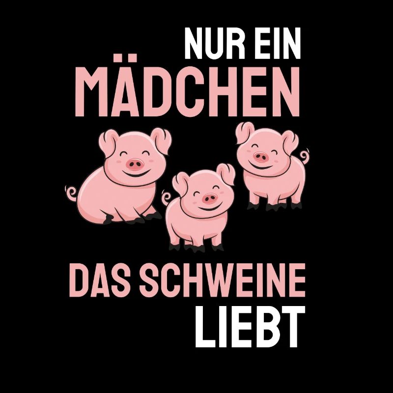 Schweine Bauer Landwirt Mädchen Geschenk Schwein