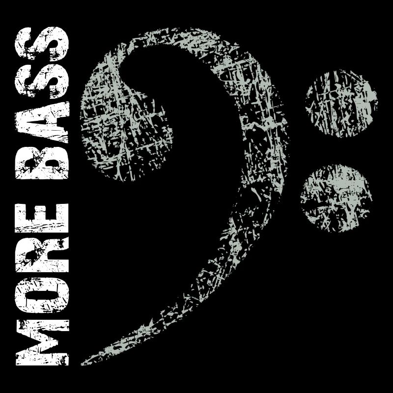 Plus de basses s’il vous plaît, grosse clé de fa