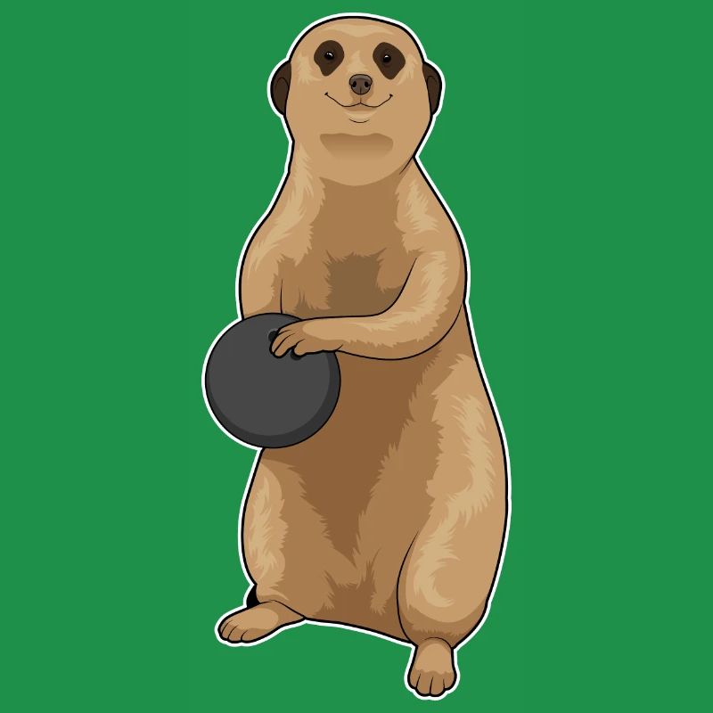 Suricate Boule de bowling
