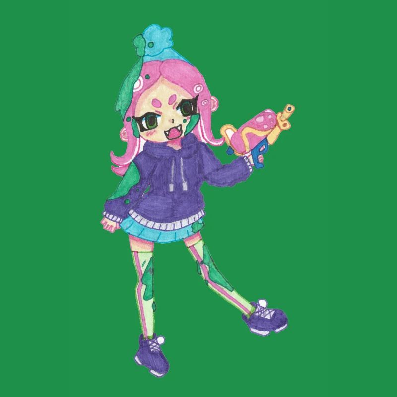 Inkling Mädchen | Pink 2 | Splatoon