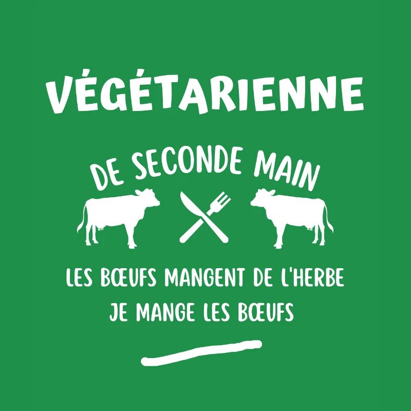 végétarienne de seconde main