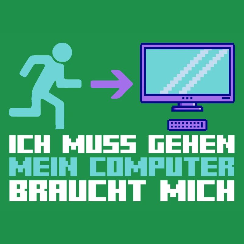 Computer Zocker Programmierer Administrator Gamer