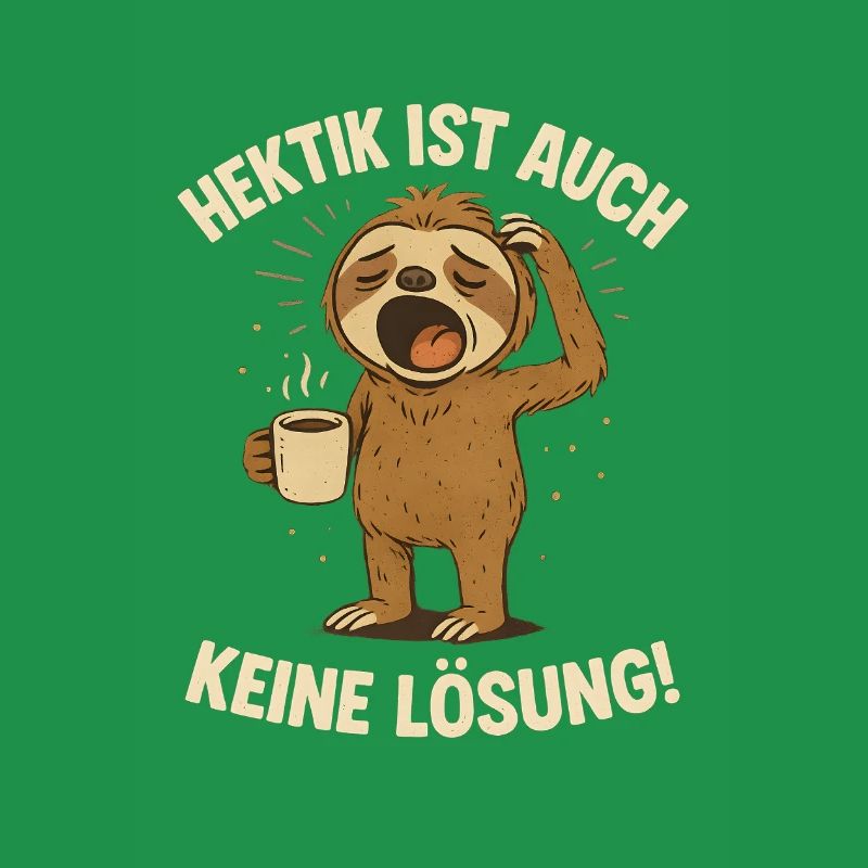 Sloth Gift Late Riser Sloth Office