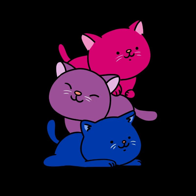 Bisexual Pride Cats