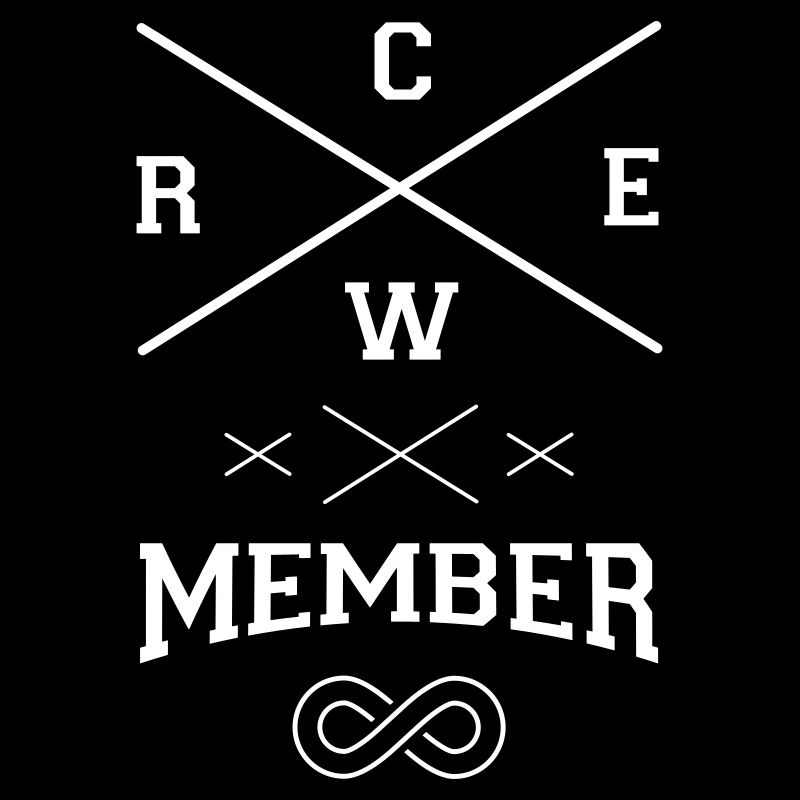 Crew Member Forever Cross Infinity Symbol Team