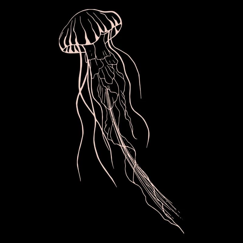 Pink jellyfish