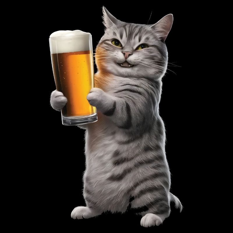 Katze Bier
