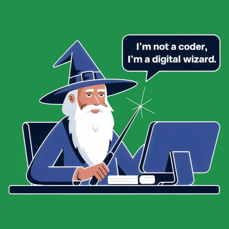 I'm Not a Coder I'm a Digital Wizard Programmer