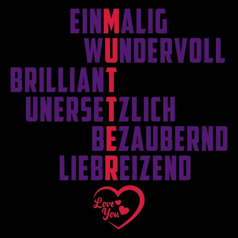 Muttertag Mutter Mama Mom Geschenkidee