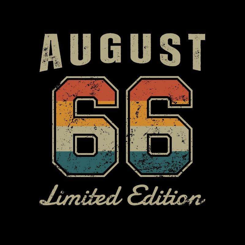 Geburtstag: August 1966 - Limited Edition Retro