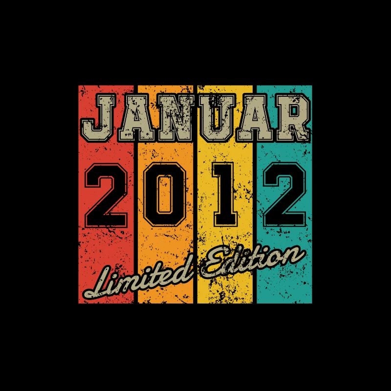 Geburtstag: Januar 2012 - Limited Edition Retro