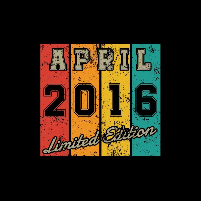 Geburtstag: April 2016 - Limited Edition Retro