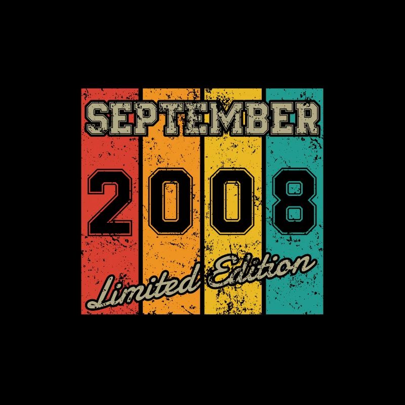 Geburtstag: September 2008 - Limited Edition Retro