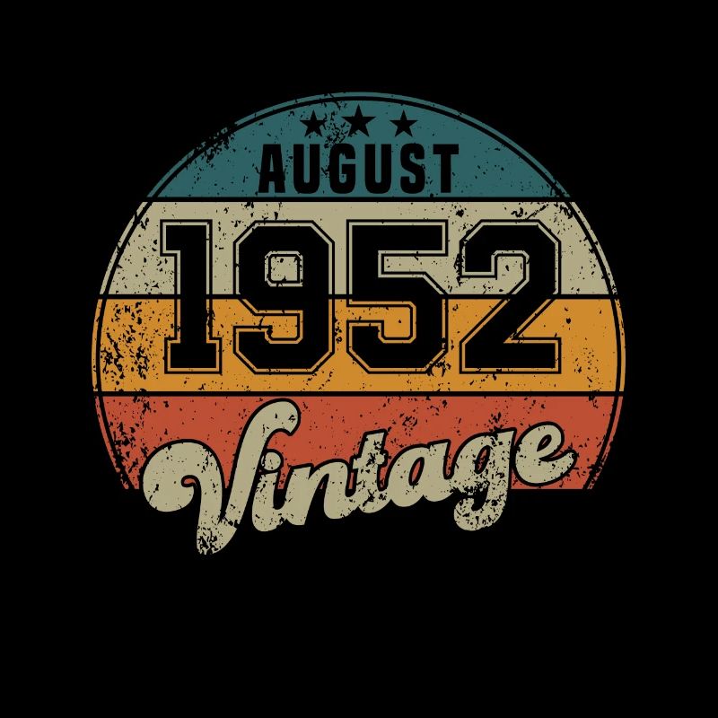 Vintage Geburtstag - August 1952 - Geschenkidee