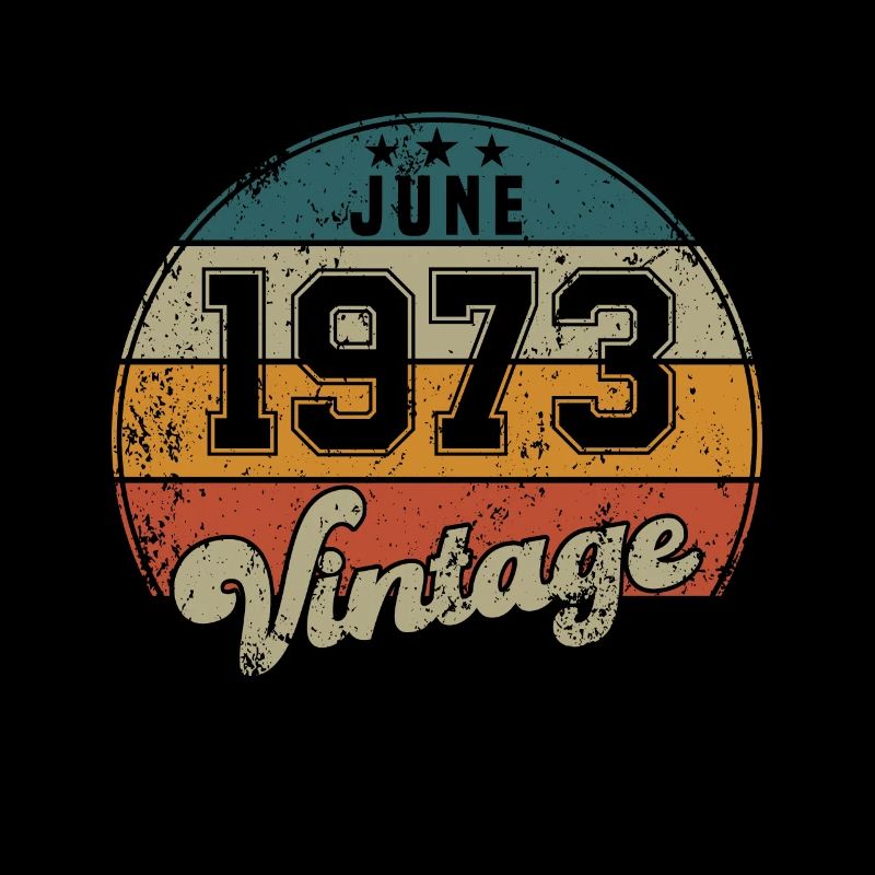 Vintage Geburtstag - Juni 1973 - Geschenkidee