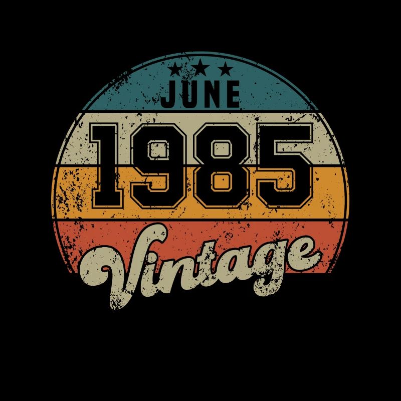 Vintage Geburtstag - Juni 1985 - Geschenkidee