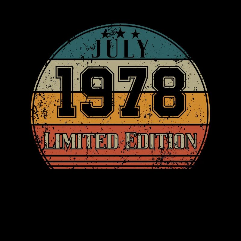 Geburtstag - Limited Edition Juli 1978