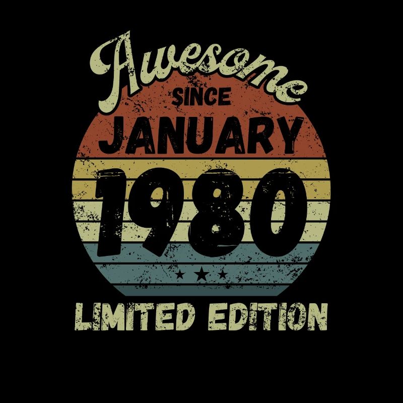 Awesome since January 1980 - Geburtstag