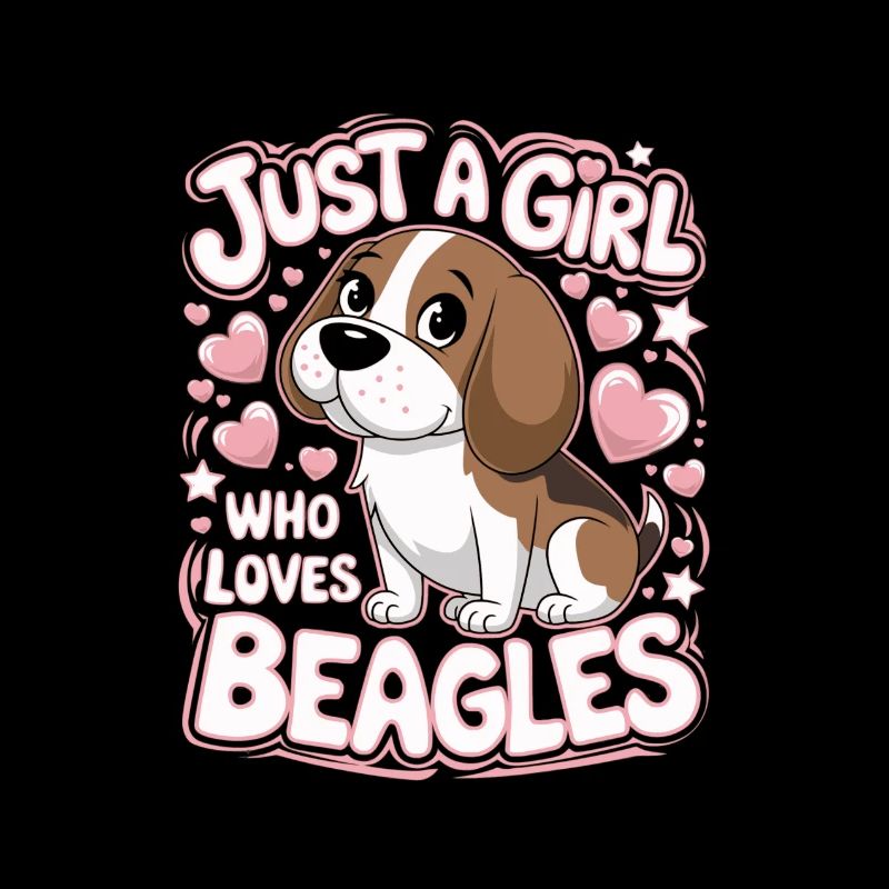 Beagle Spruch Mädchen
