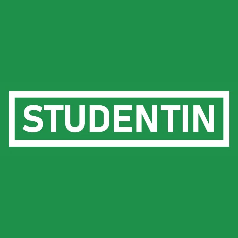 Studentin Weiß modern Design