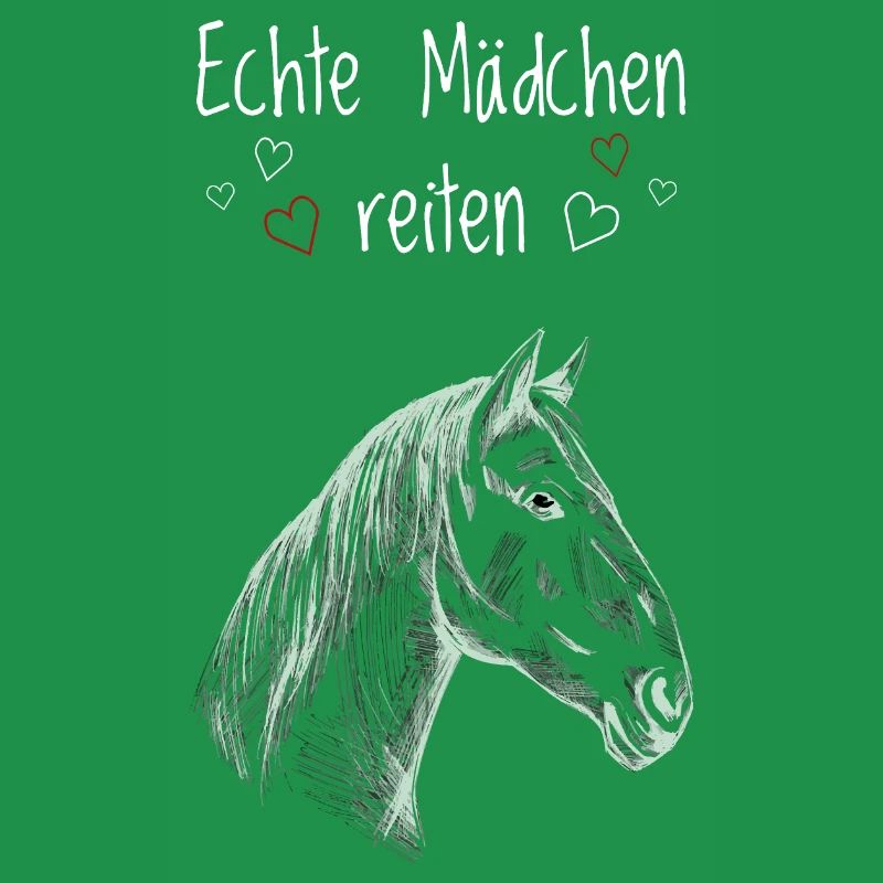 Echte Mädchen reiten. Pferd Pferdemädchen