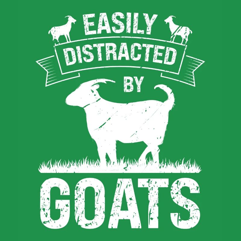 Leicht ablenkbar durch Ziegen