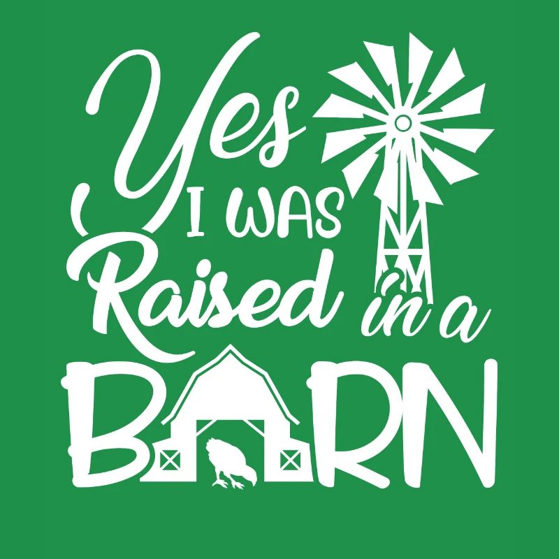 Ja, ich bin in einer Scheune aufgewachsen -