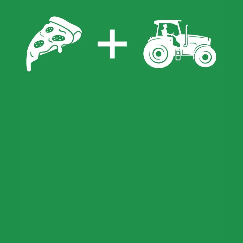 Pizza - Guy driving tractor -
