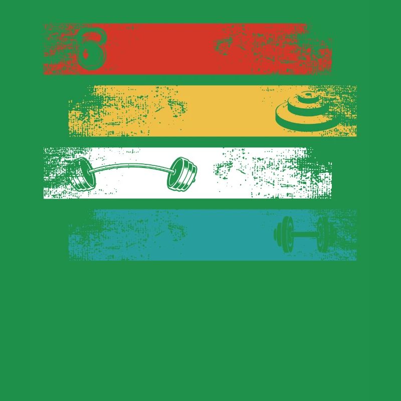 Gymnase Retro Rectangle -