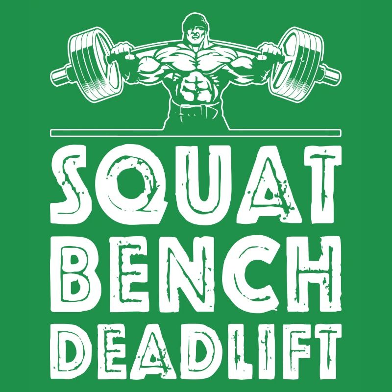 Squat, développé couché, soulevé de terre