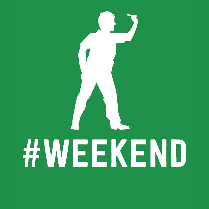 Wochenende - Dartspieler -