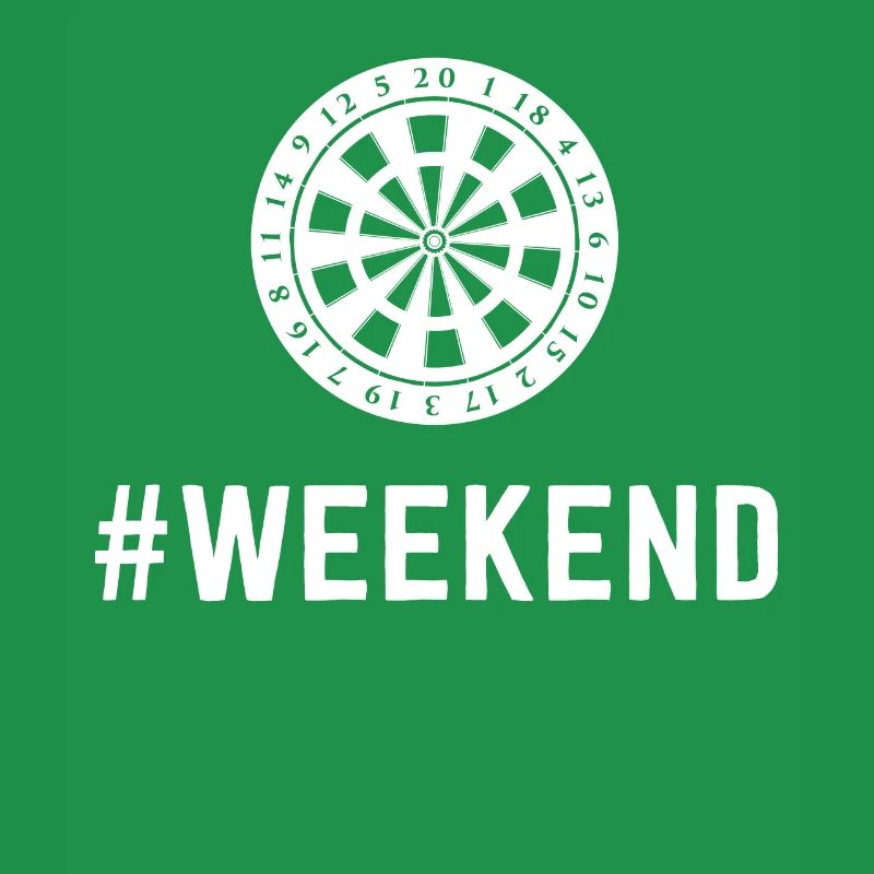 Wochenende - Dartscheibe -